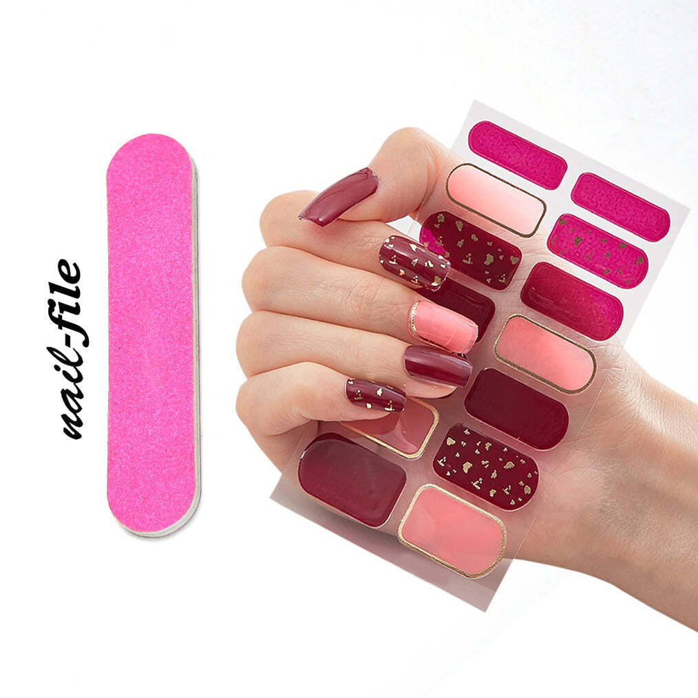 PROFESSIONAL NAIL FILER DOUBLE SIDED FOR NAIL SHAPER NAIL FILE (1 PCS) (6476A)