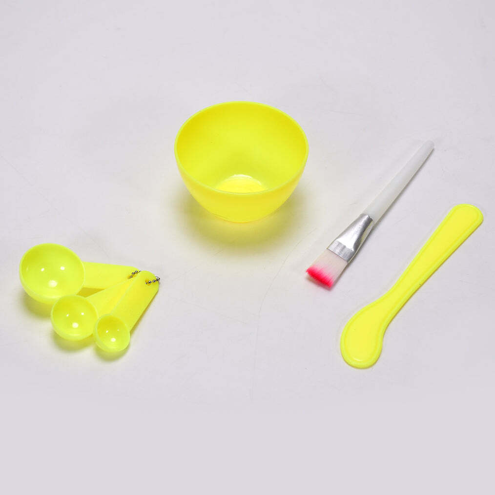 Facial Mask Bowl Set For Girls Use (6 pcs Set) (1262)
