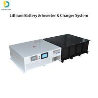Custom Made 42KWH BMS LiFePO4 Lithium Battery - MPPT Controller - AC-DC Charger System