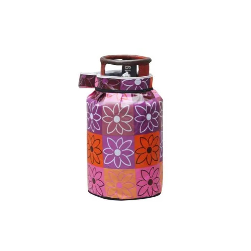 Gas Cylinder Covers - Multicolor, Printed Design | Ideal for Household Use, Versatile Application for All Cylinder Sizes