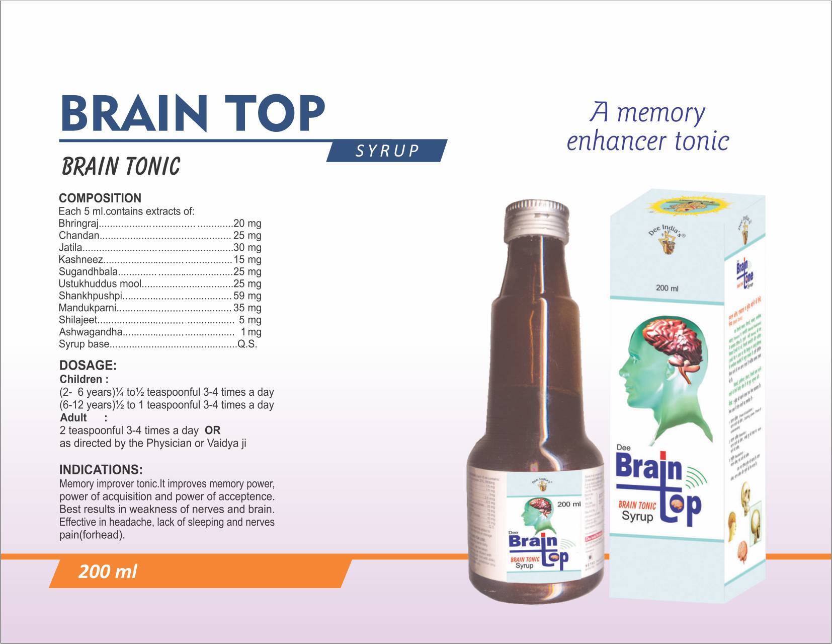 Brain Top syrup
