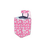 Top Model Fully Automatic Washing Machine Covers - Multicolor Printed Design, 23 X 23 X 35 Inch Size | Durable Protection For Your Washing Machine