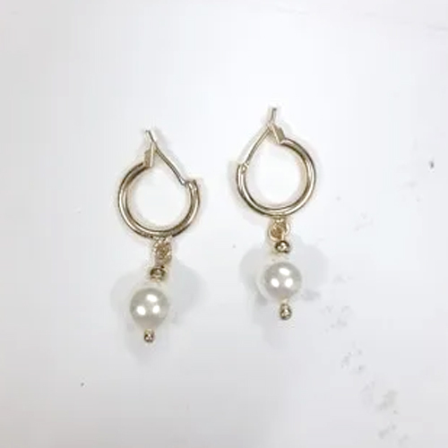 Gold Polish Earring