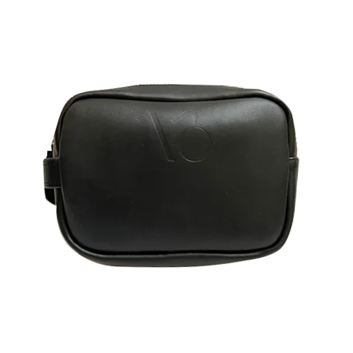 Rubber Vanity Cases - High-Quality Rubber, 10x6x4 inches, Black | Moisture Proof, Zipper Top, Hygienic Organizer for Personal Use