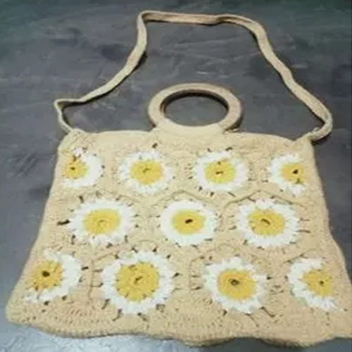 Light Brown Crochet Bags