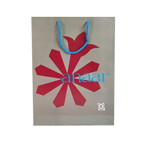 Beige-Red Digital Print Carry Bag