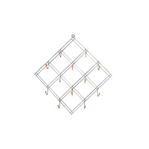 Stainless Steel Mug Stand - Durable Silver Kitchen Organizer, Rust-Resistant Design for Easy Access and Display