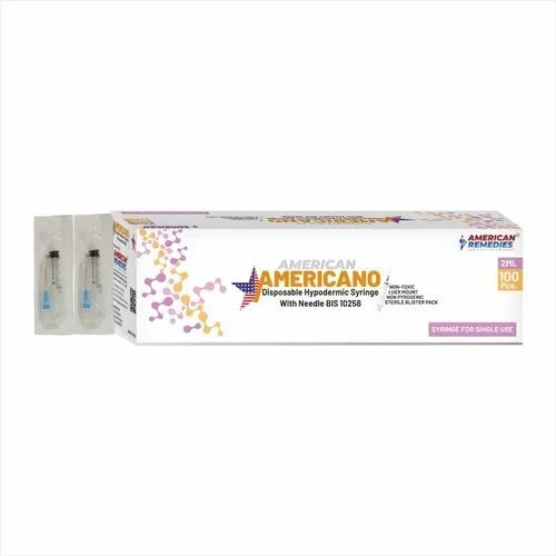 Sterile Hypodermic Disposable Syringe with needle