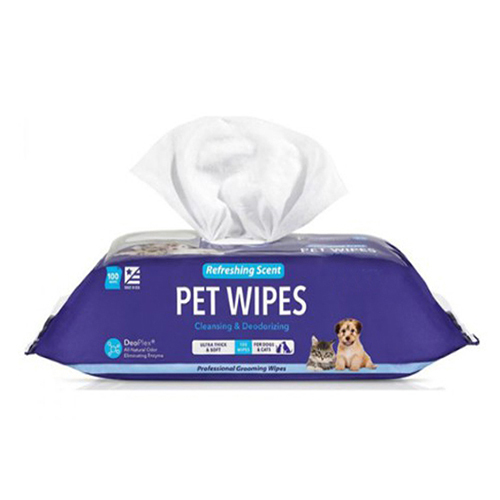 100PCS Dog & Cat Body Cleaning Wipes  Hypoallergenic, Fragrance-Free, Large Pack