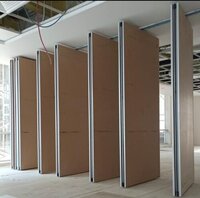 Movable Sliding Folding Partition - Color: As Per Client Requirement