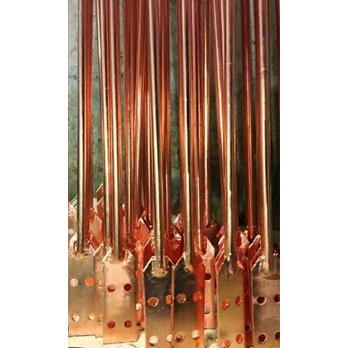 Copper Bonded Earthing Electrode - Color: Golden