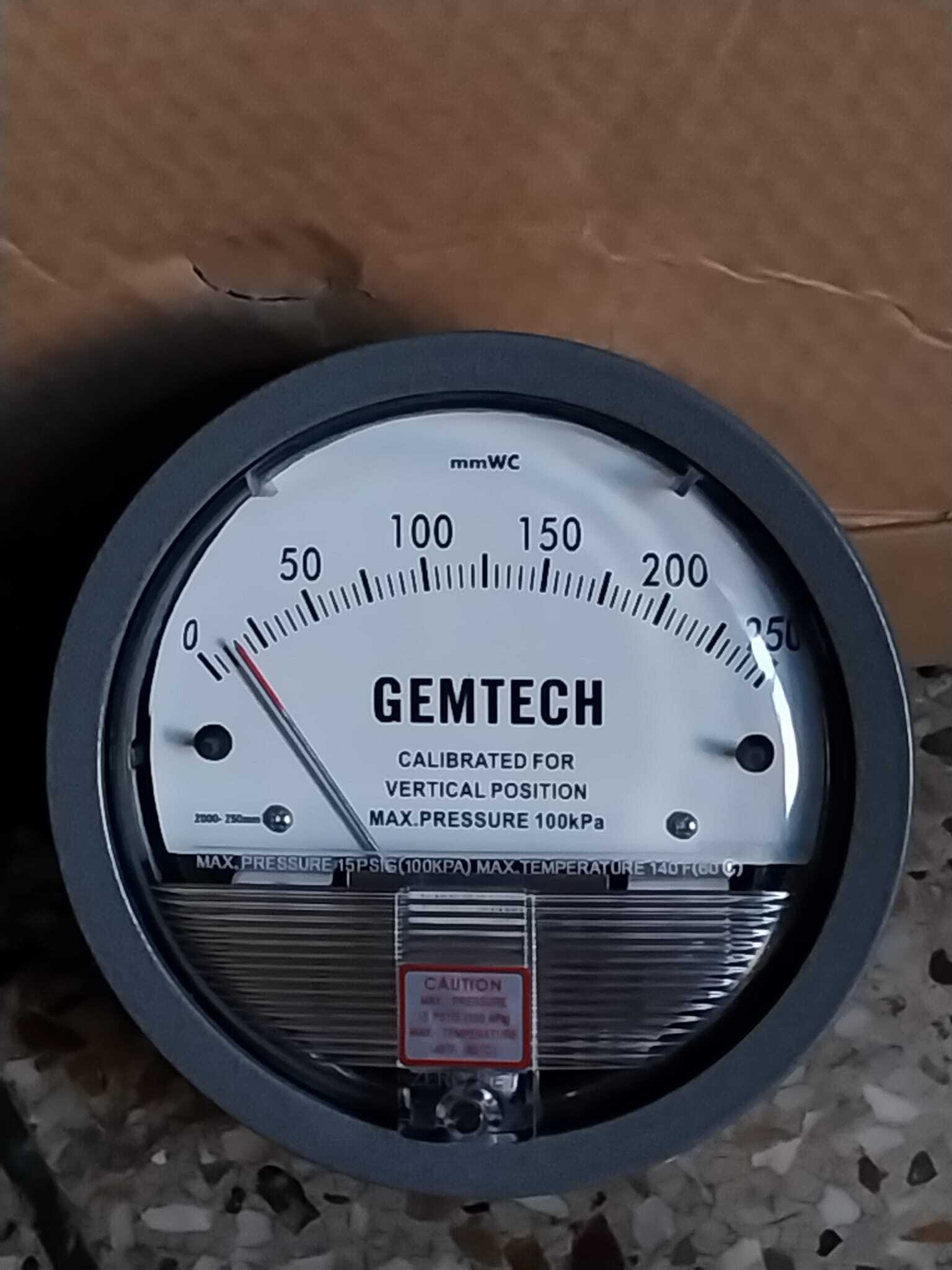 GEMTECH Differential Pressure Gauge Distributor In Aizawl Mizoram