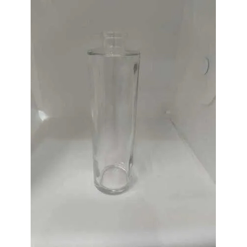 Cig Cuba 100 ml Glass Perfume Bottle - Clear Blown Glass, Tower Shape Design | Elegant Plain Style for Fragrance Display