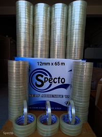 BOPP Packaging Clear / Transparent Tape 12mm X 65m