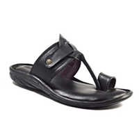RLX913BLK Synthetic Leather Slipper