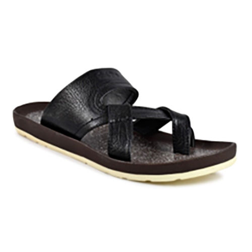 WH9134BLK Synthetic Leather Slipper