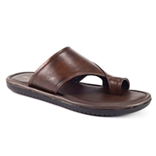 Brown Air21014brn Synthetic Leather Mens Slipper