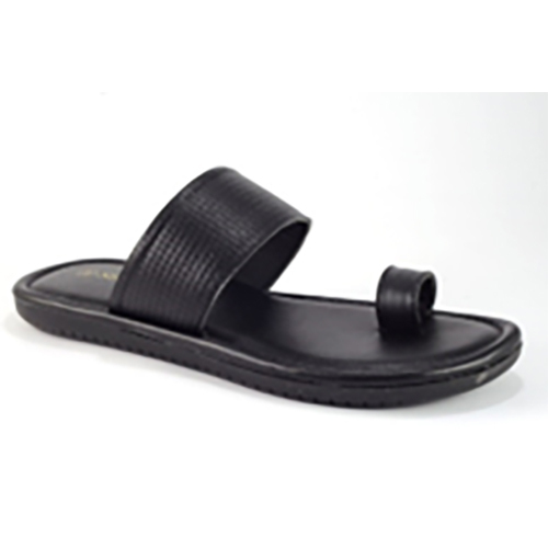 AIR21018BLK Synthetic Leather Mens Slipper