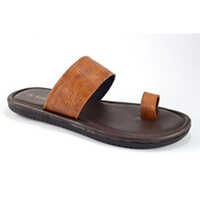 AIR21018TAN Synthetic Leather Mens Slipper