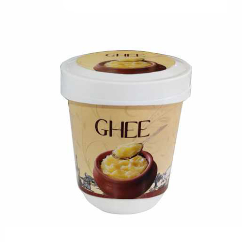 Ghee Screw Container - Plastic 500ml | Eco-Friendly, Polished Finish, Heat Resistant Design