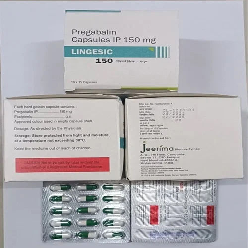 150Mg Pragabalin Lingesic Age Group: Adult