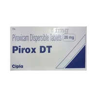 Piroxicam Dispersible Tablets 20mg Age Group: Adult
