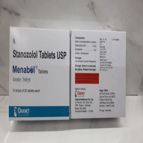 Stanozol Menabol 2Mg Tablet Application: Pharmaceutical Industry