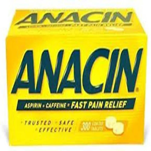 Anacin Pain Relief Tablets Shelf Life: 3 Years