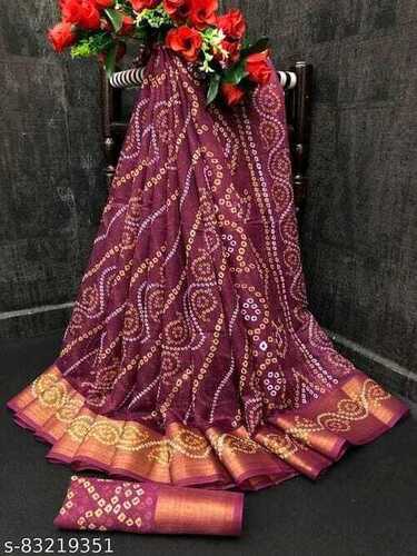 COTTON SAREE WITH BLOUSE