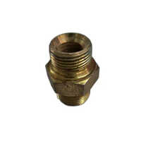 Brass Hex Adapter - Mild Steel, Height 2 Inch, Thickness 5 Mm, Rust Proof | Industrial & Commercial Use, Round Shape, 1 Month Warranty