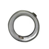 Stainless Steel Hose Clamp Set - 2 Piece 302 Specification, Polished Silver Finish, Round Shape For Industrial & Commercial Use