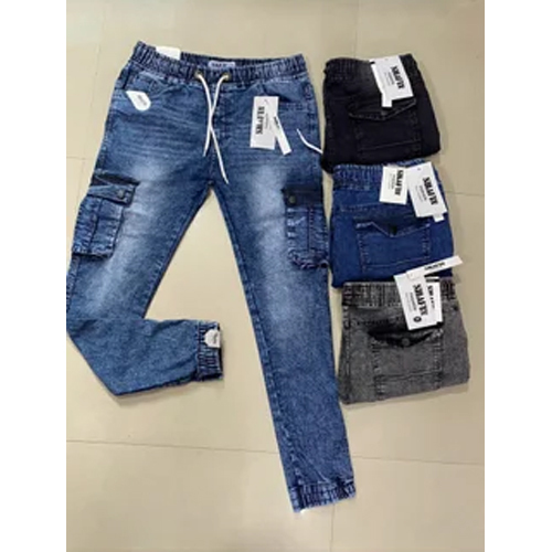 Six Pocket Denim Joggers