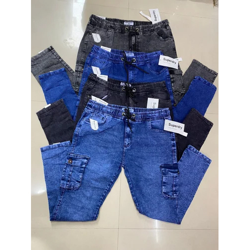 Six Pocket Stretchable Denim Jogger