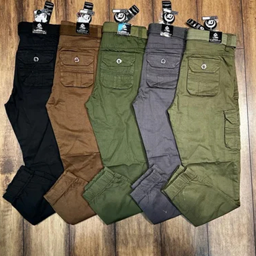 Boys Cotton Cargo Pants