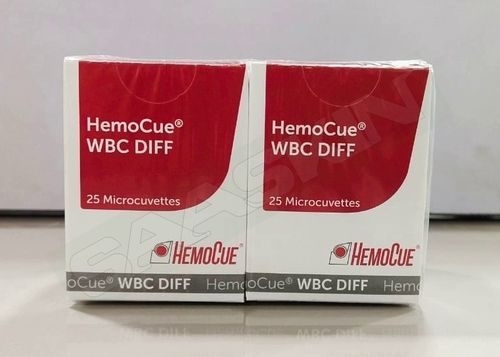 HemoCue WBC DIFF 25 Microcuvettes