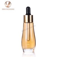 30ml clear glass Dropper Bottles serum essential oil foundation makeup skincare cosmetic packaging