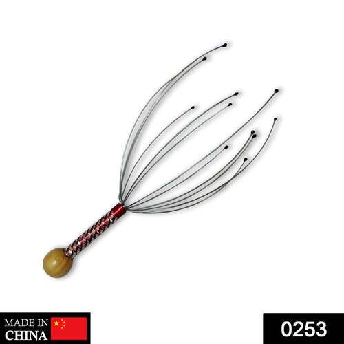 Hand Held Scalp Head Massager Stress Relief (0253)