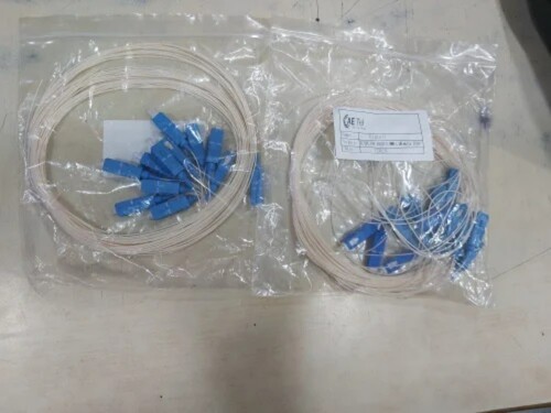 SC/UPC Fiber Pigtail - Single Mode Optical Fiber, 09mm White Buffer | Functionality Enabled, Ideal for Splicing with Fiber Optic Cables