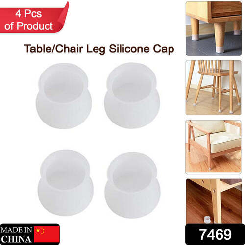 Furniture Feet Pads Chair Leg Caps Good Flexibility Not Easy to Fall Silicone Pad 7469