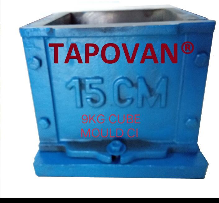 9 Kg Cast Iron Cube Mould - Size: Different Sizes Available