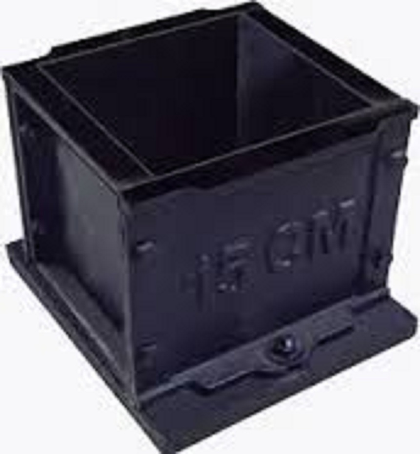 Industrial Cast Iron Cube Mould - Height: 15  Centimeter (Cm)