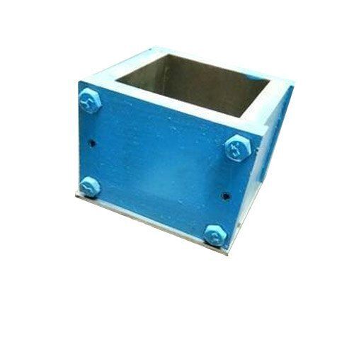 70.6 Mm Mild Steel Cube Mould - Color: Blue