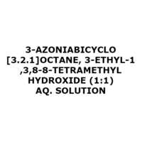 3-Azoniabicyclo 3 2 1 Octane 3-Ethyl-1 3 8-8-Tetramethyl Hydroxide (1 1) Aq. Solution