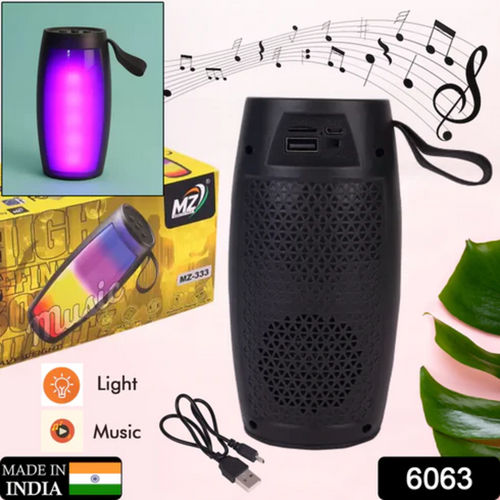 Wireless Bluetooth Speaker Disco light Speaker For Traveling  Party Home  Office Use Best Speaker 6063