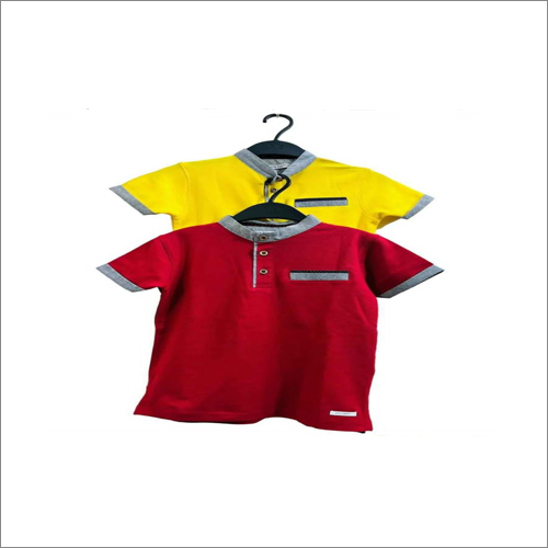 Spandex Boys Polo T Shirt