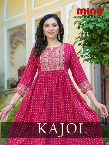 Ethnic Ladies Pink Kurti