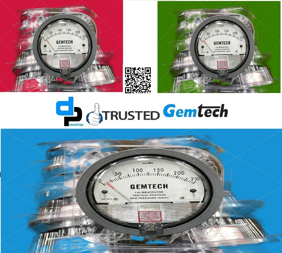 Series G2000 GEMTECH Differential Pressure Gauges Wholesale Distbutors for Hyderabad Telangana