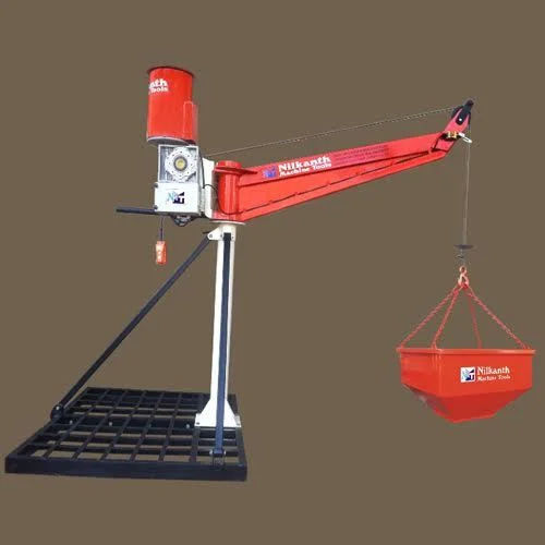 Heavy Duty Mini Crane Application: Construction