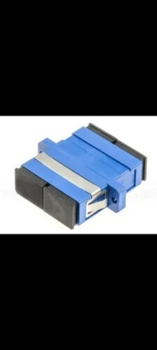 Sc Duplex Adapter - ABS Plastic Material, Black Color | 1000 Power Supply, Suitable for Industrial Automation Use