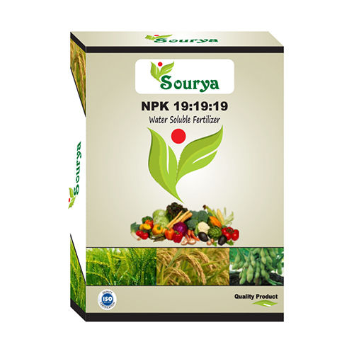 Npk19-19-19 Water Soluble Fertilizer Application: Agriculture